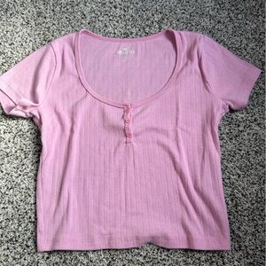 Hollister Pink Short Sleeve Tee